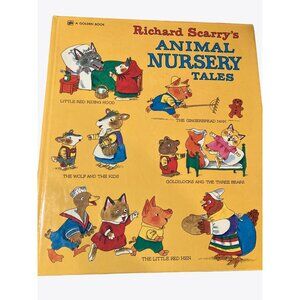 Richard Scarry's Animal Nursery Tales Hardcover Copyright 1975